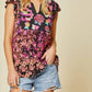 Andree By Unit - Floral Embroidered Top