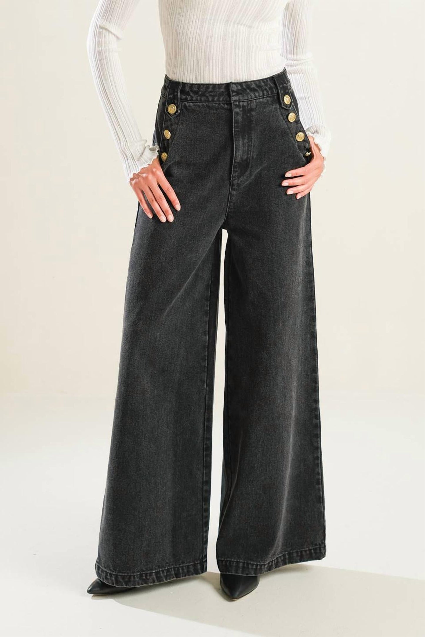 Flying Tomato - Mystic Sands Washed Jeans