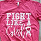 Sweet Caroline Boutique - Women's Fight Like A Girl Cancer Tee