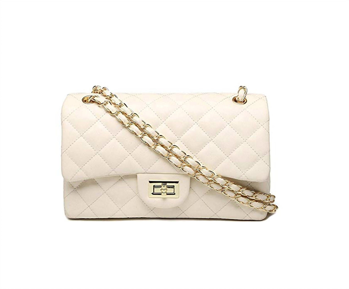 Charlie Leather - Women's Quilted Large Purse