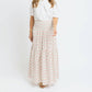 Karlie - Petite Blossoms Smock Maxi Skirt