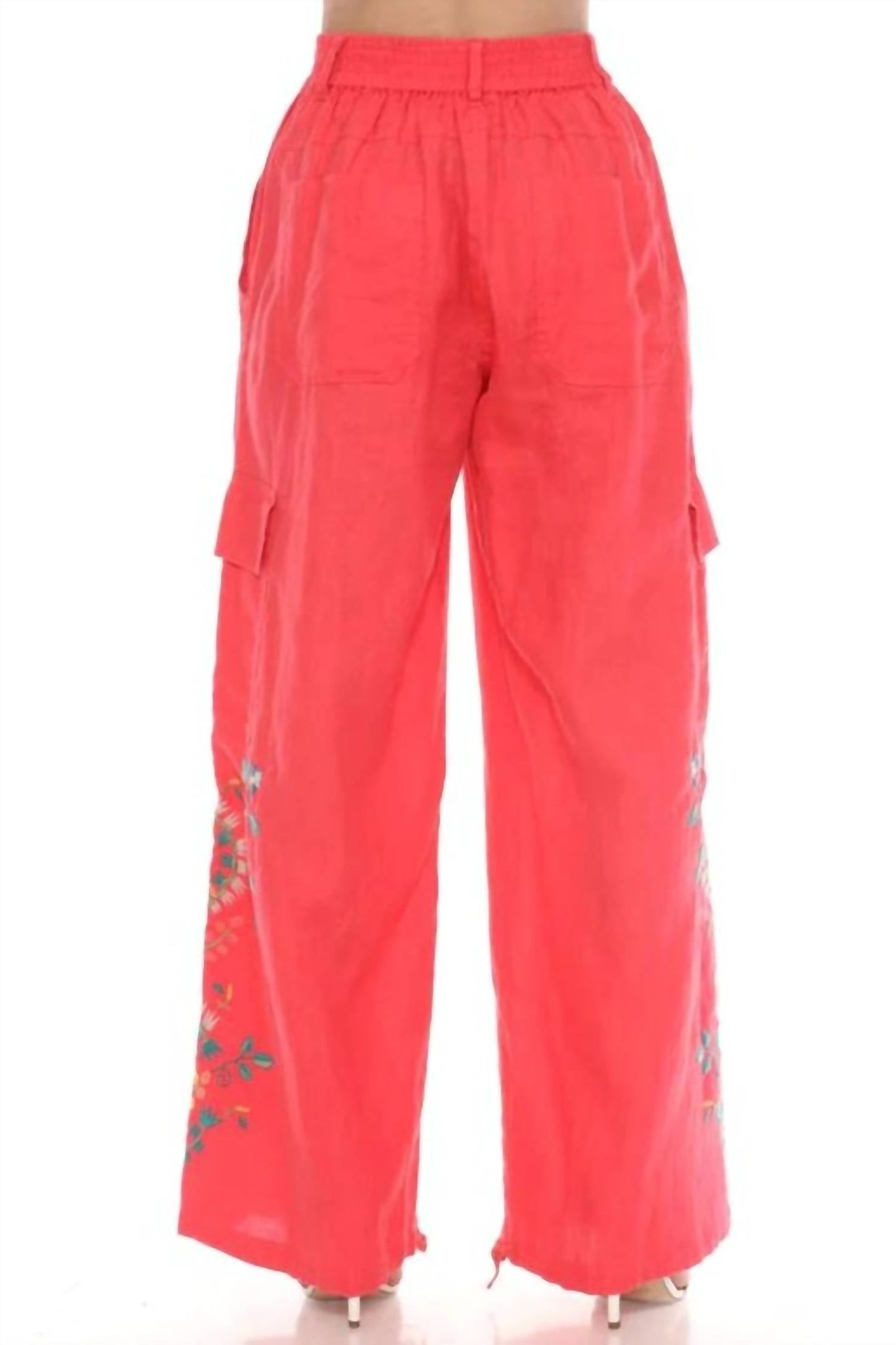 Johnny Was - DRAWSTRING HEM CARGO PANT MARISOL