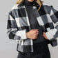 Sanctuary - Cropped Boy Shirt Zip Up Jacket