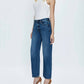 Pistola - Lexi Mid Rise Bowed Straight Jeans