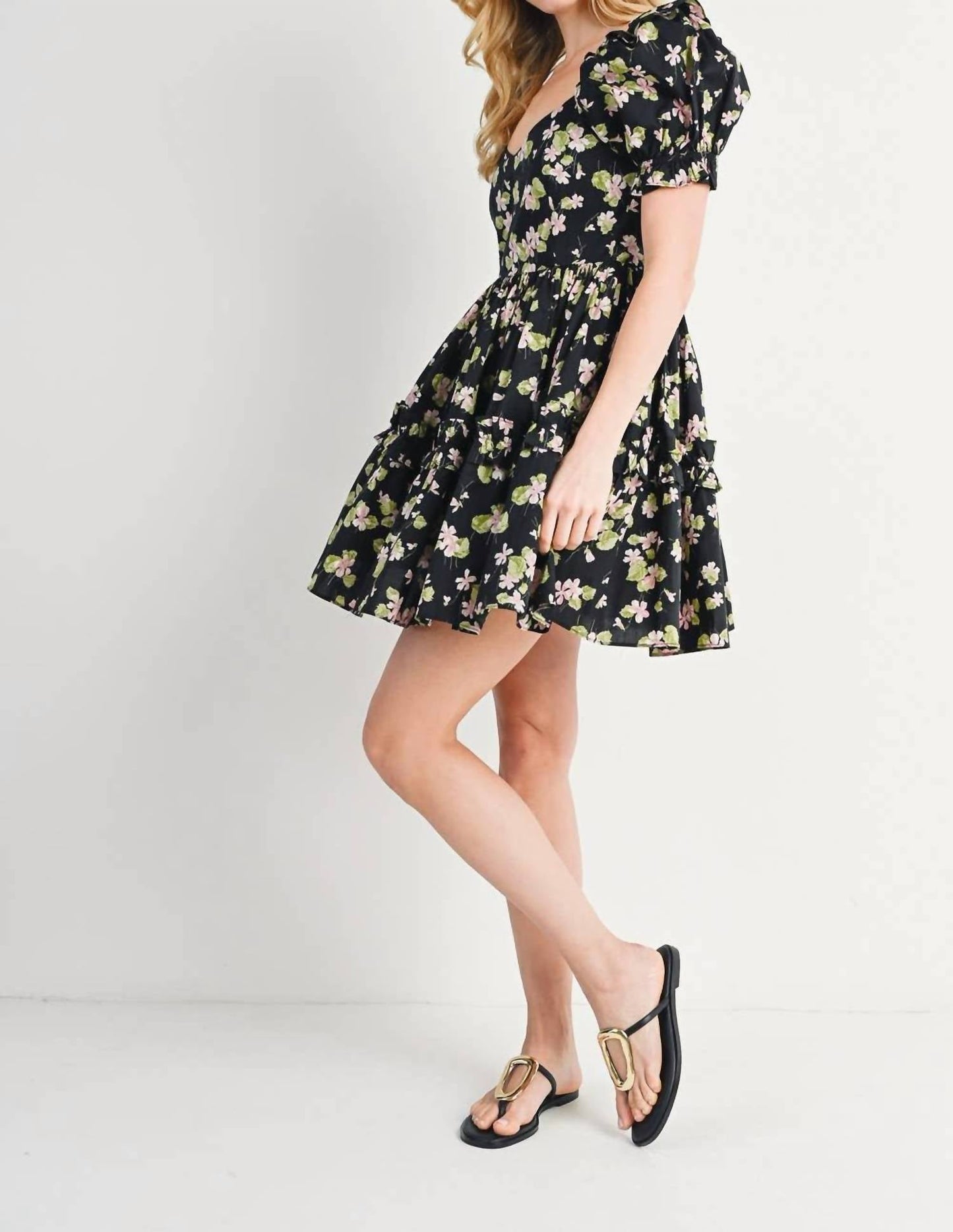 Bluivy - Freya Floral Babydoll Dress