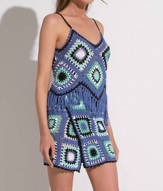 Elan - Crochet Tassle Top