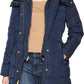 Cole Haan - Taffeta Down Coat With Bib Front And Dramatic Hood
