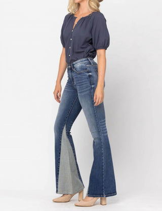 Judy Blue - Women's Inseam Panel Flare Jeans