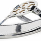 Tory Burch - Women's Argento Miller Logo Slides Sandals