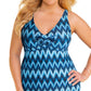 Always For Me - Plus Size Ruched A-Line Tankini Top