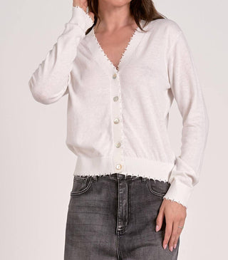 Elan - Distressed Edge Cardigan