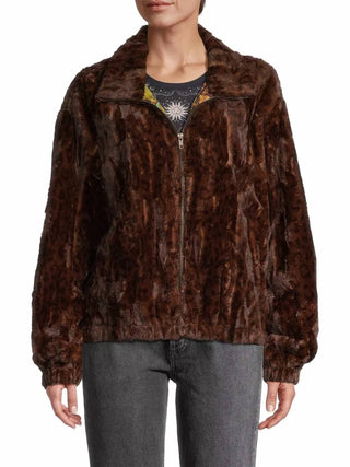 Johnny Was - Jaguar Faux Fur Bomber Jacket