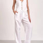 Elan - Linen Halter Vest