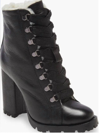 Schutz - Women's Zhara Combat Lug Sole Lace Up Bootie