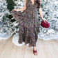 2.7 August Apparel - Flora & Noir Maxi Dress