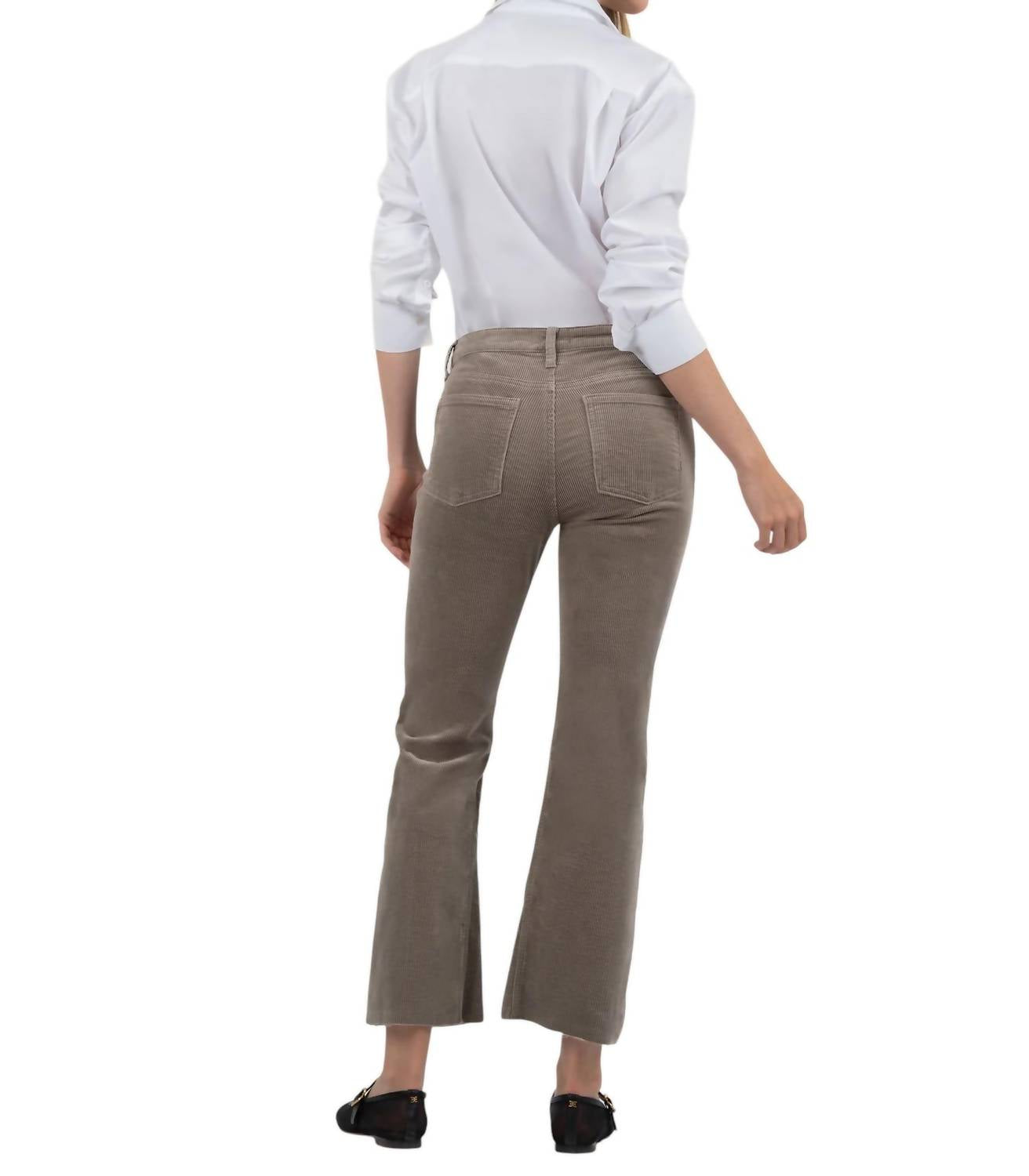 Kut From The Kloth - Kelsey Corduroy Ankle Flair Inset Pants