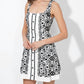 Adelyn Rae - Kya Floral Embroidered Mini Dress