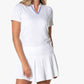 Lucky In Love - Women's Winning Streak Tie Back Short Sleeve Top
