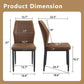 Dining Chairs With Shell Pattern, Comfort and Style