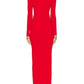 Good American - Virgo Maxi Long Sleeve Scoop Dress