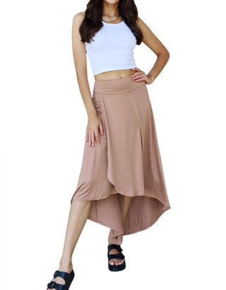 Ninexis - High Waisted Flare Maxi Skirt