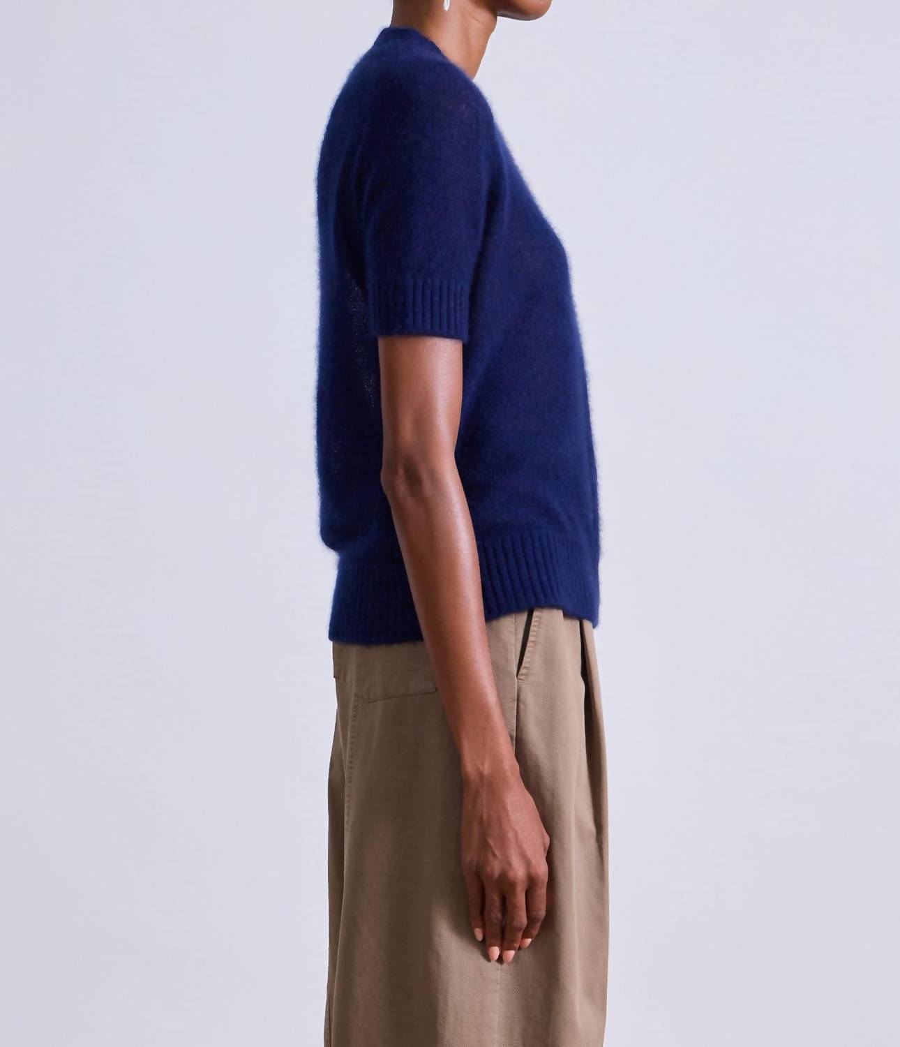 Apiece Apart - Softest Tissue Short-sleeve Sweater