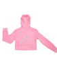 Firehouse - Girl's Lightning Cropped Hoodie