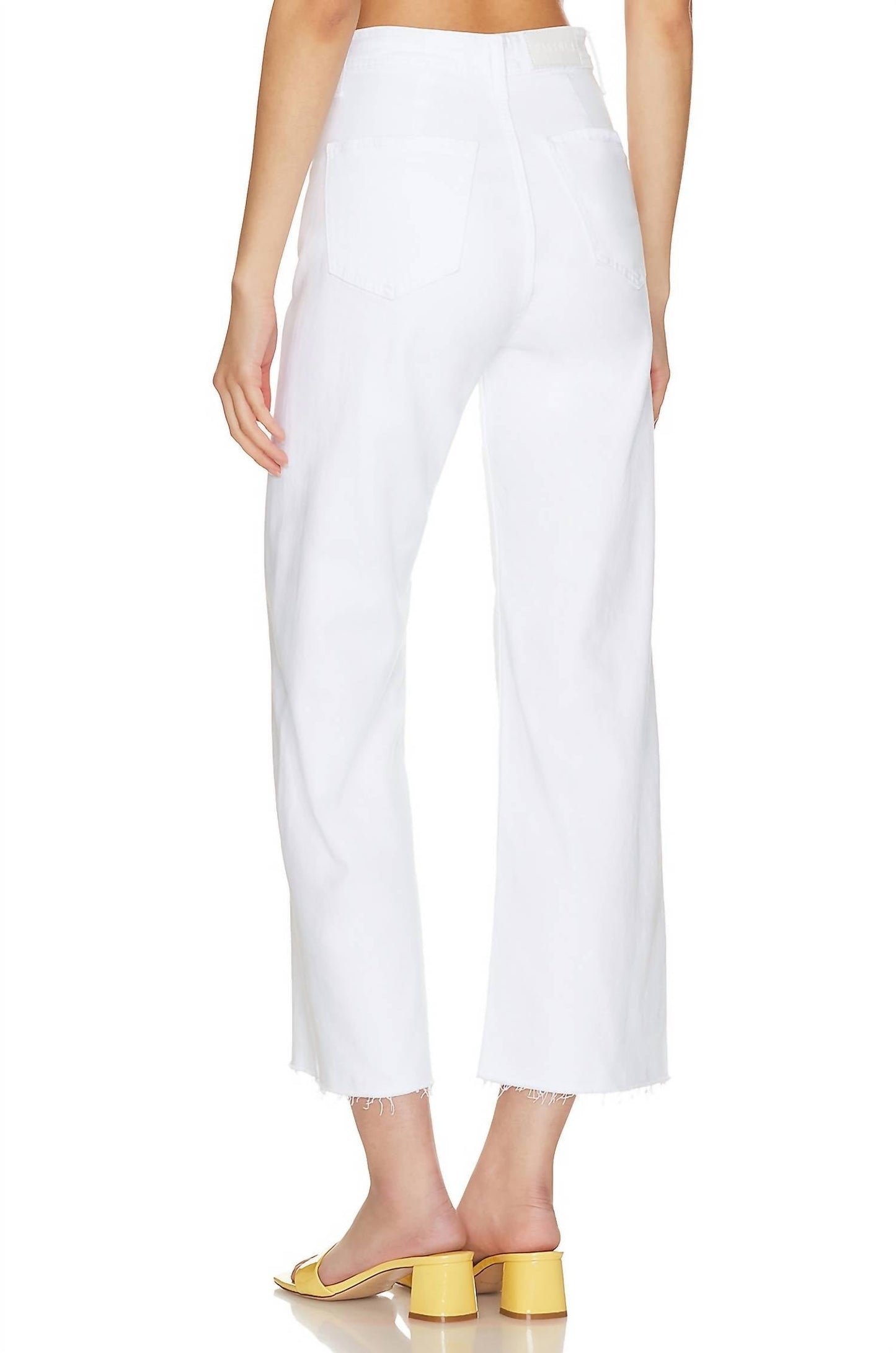 Pistola - Penny Crop High Rise Wide Leg Crop Jeans