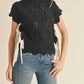 &Merci - Mock Neck Cropped Sweater Vest