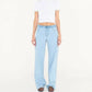 Christopher Esber - Sheer Overlay Loophole Ribbed Baby Tee