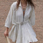 Free People - Ivory Belted Swing
