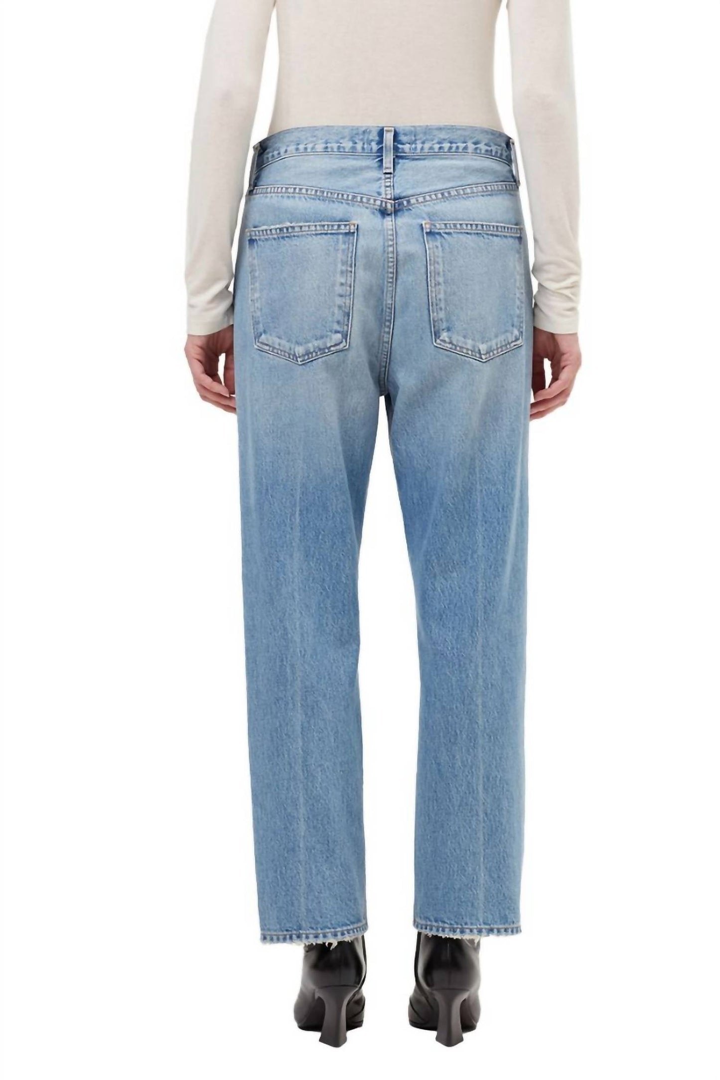 Agolde - Crop Loose Straight Jeans
