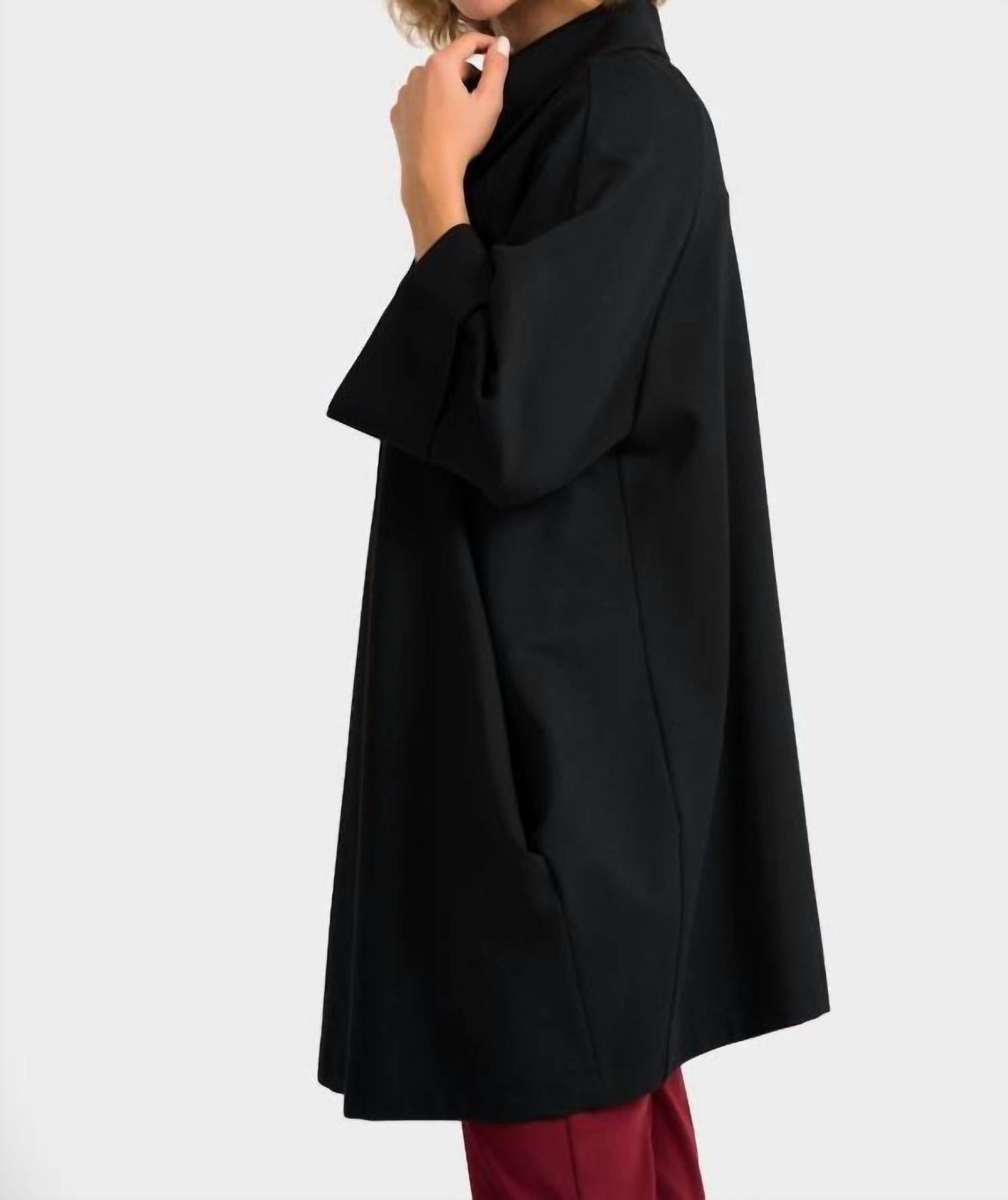 Joseph Ribkoff - Cowl Neck 3/4 Sleeve Coat