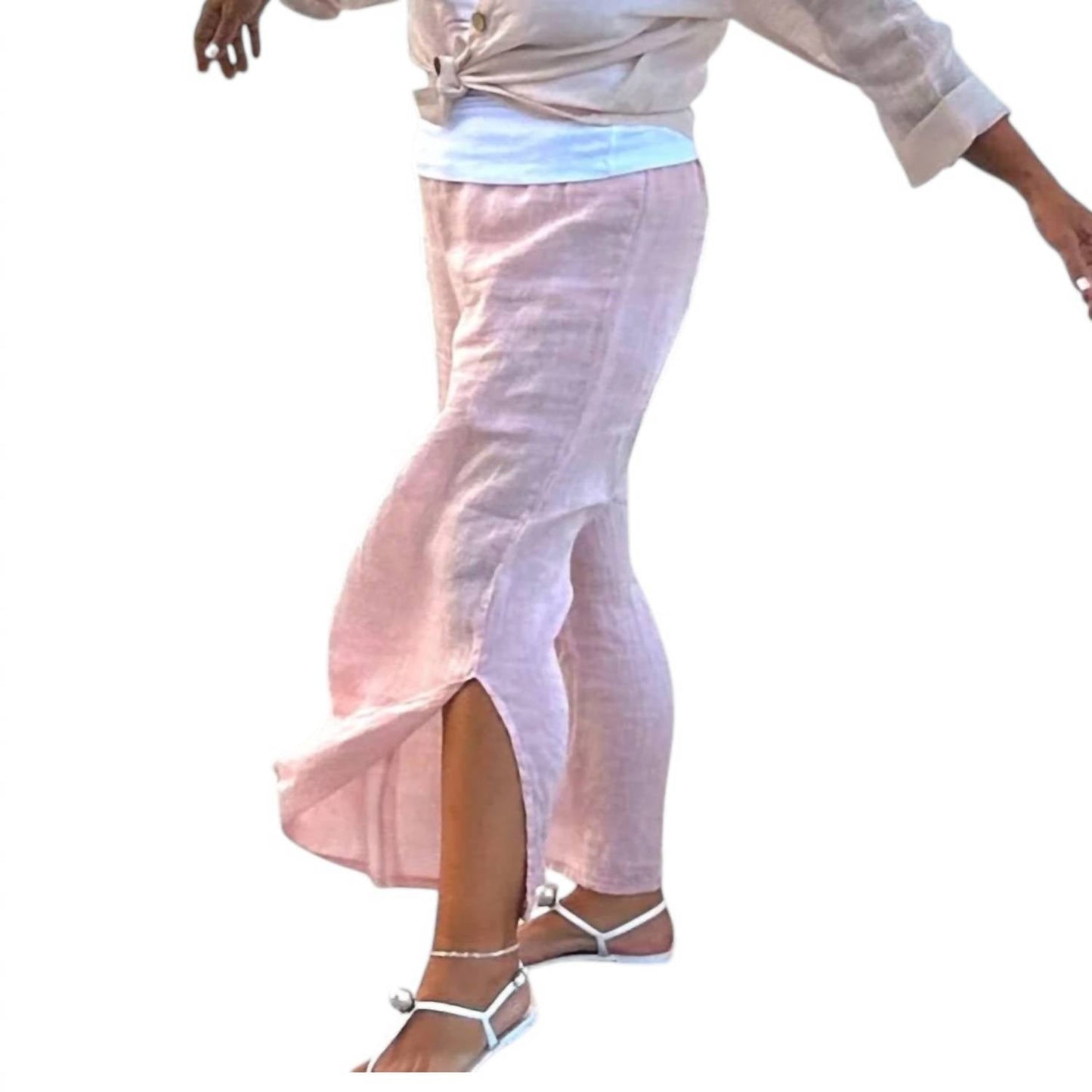 Gigi Moda - Flo Linen Capri Pants