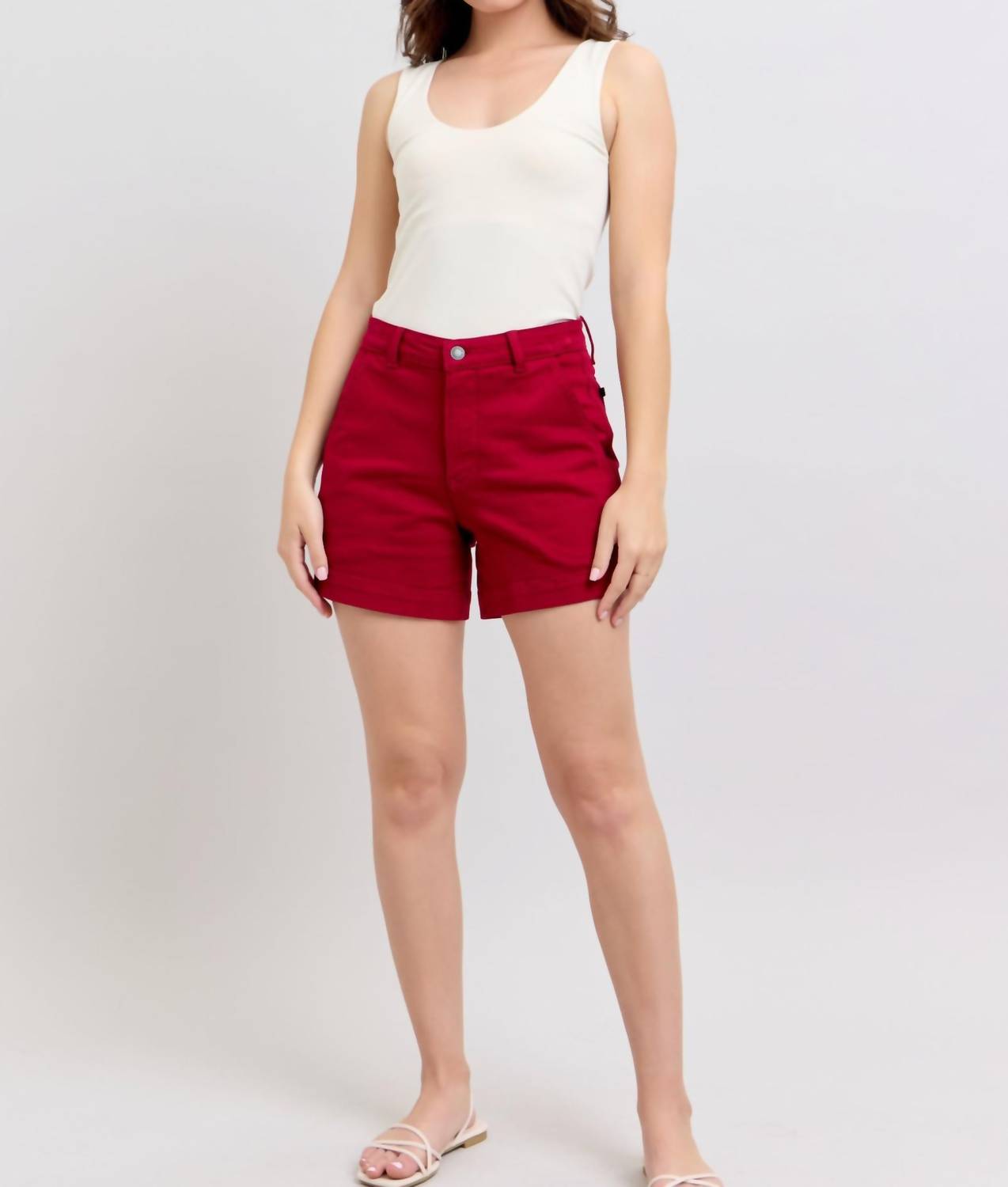 Judy Blue - Tummy Control Heart Pocket Trousers
