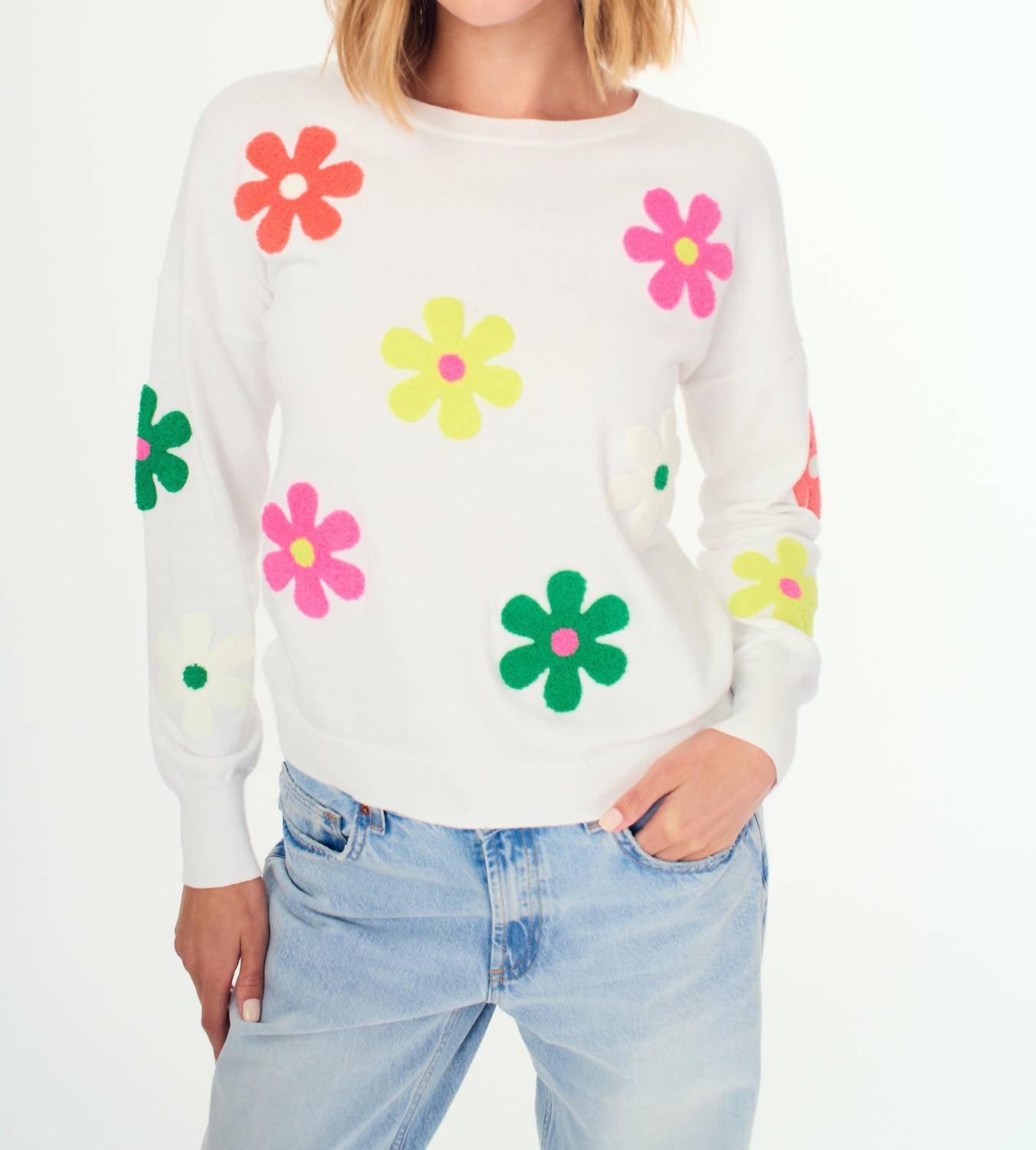 J. Society - Daisy Garden Crewneck Pullover