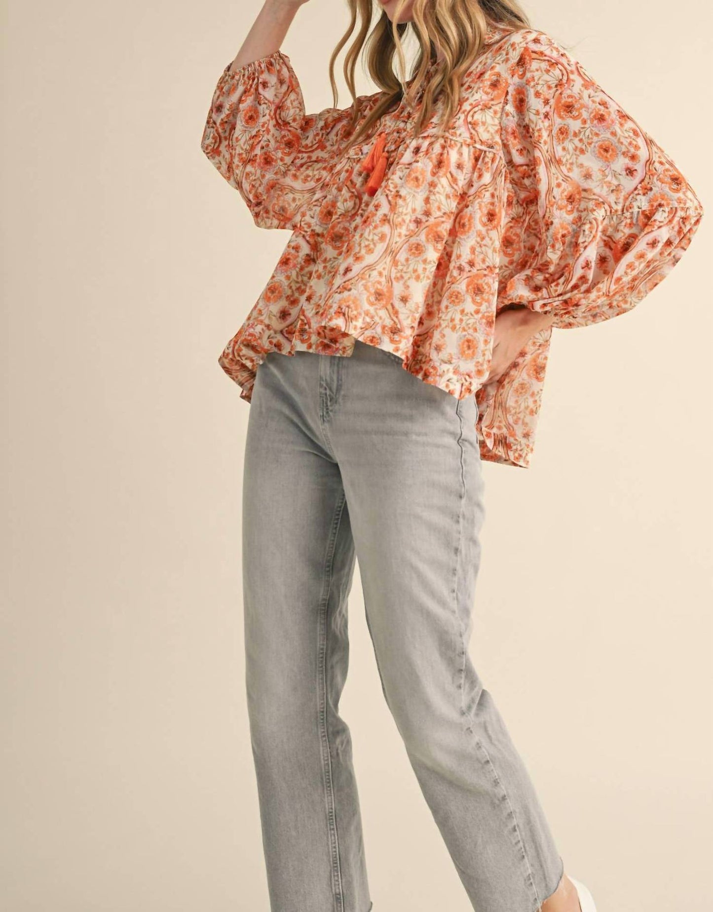 &Merci - Print Collared Top