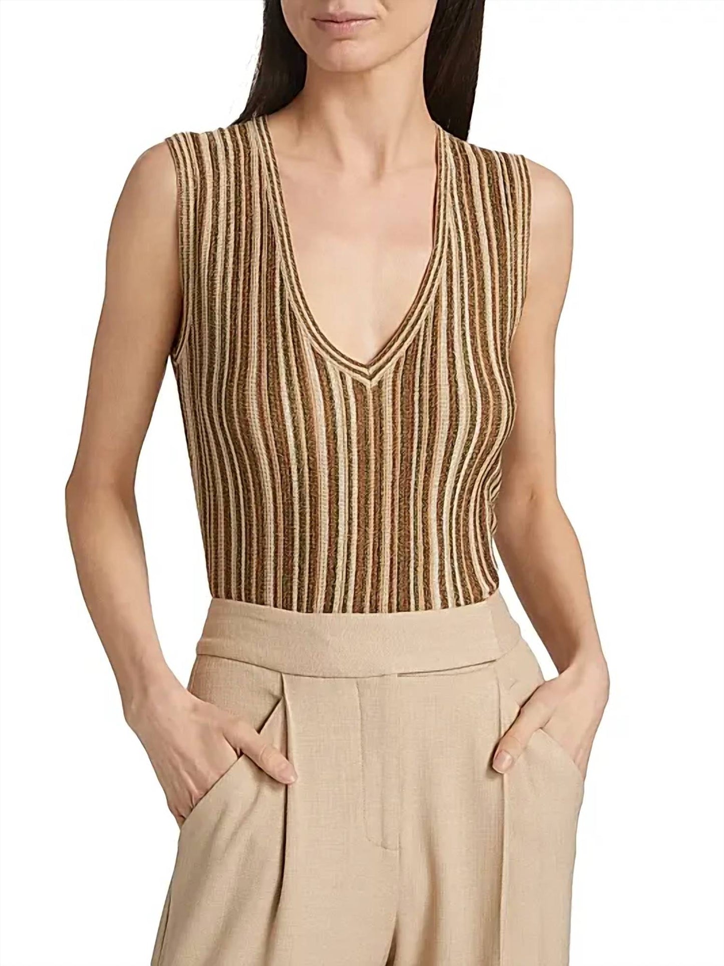 Veronica Beard - Sid Knit Tank Top