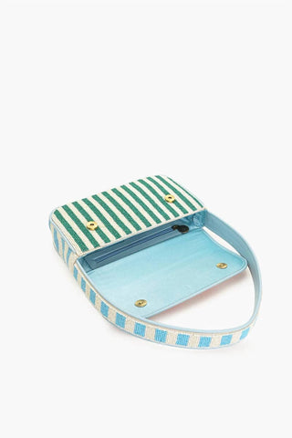 America & Beyond - Women's Sunset Check Shoulder Bag