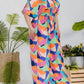 Karen T Design - Smocked V-neck Jumpsuit