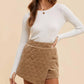 Anniewear - Quilted Velvet Skort