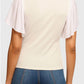 Ramy Brook - Colette Ribbed Combo Short Sleeve Top