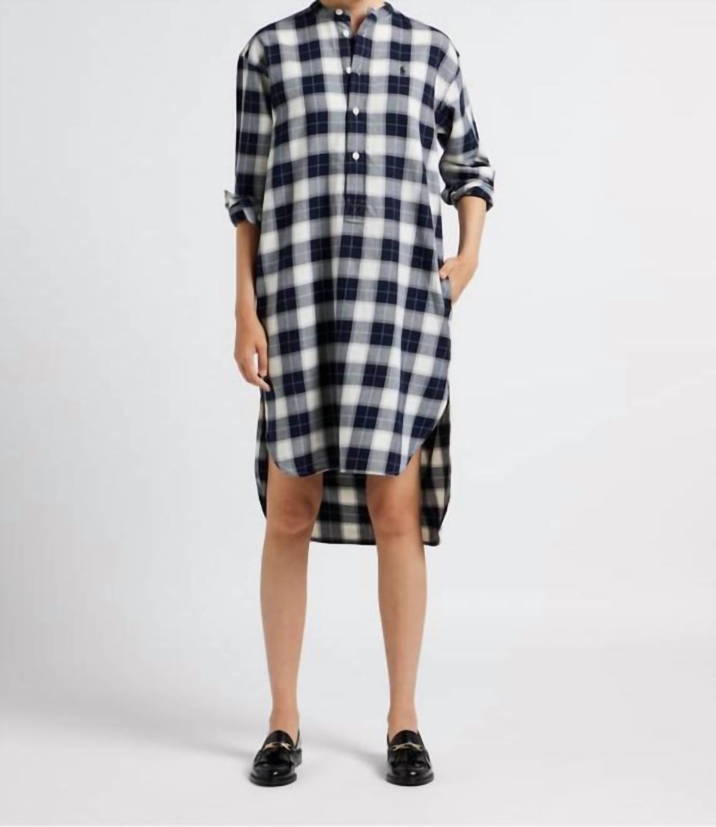 Polo Ralph Lauren - Plaid Cotton Twill Midi Shirtdress