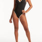 Sea Level Australia - Elite Moulded Cup Bralette One Piece Swimsuit