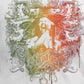 Bob Marley - Men's Rasta-colored Concert Crest T-shirt