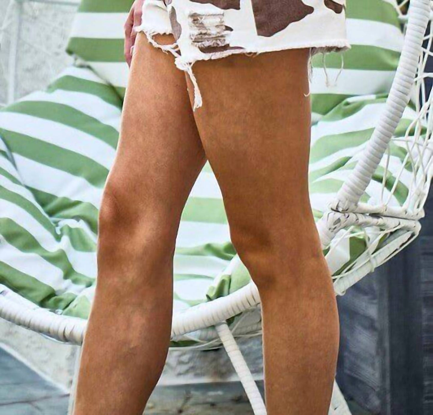 Bibi - Dixie Distressed Shorts