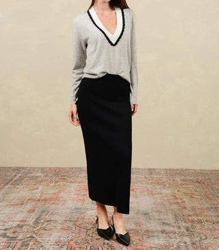 27 Miles Malibu - Betsi Rib Knit Pencil Skirt