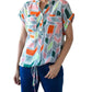 Eva Franco - Nico Drawstring Roll Sleeve Top