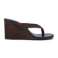 Tony Bianco - Women's Avanti Suede Wedge Thong Sandals