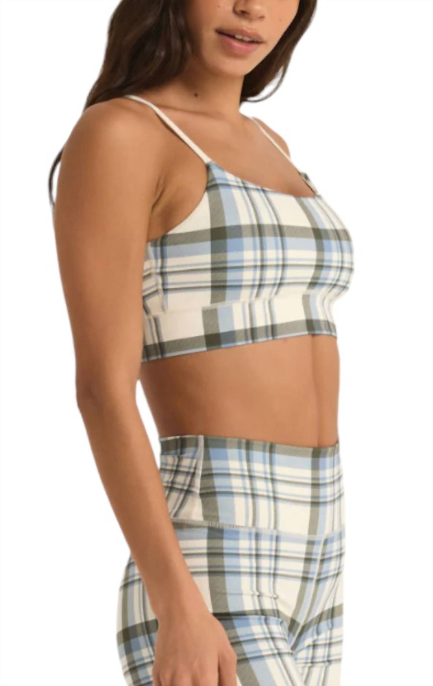 Z Supply - Shine Plaid Bra Top